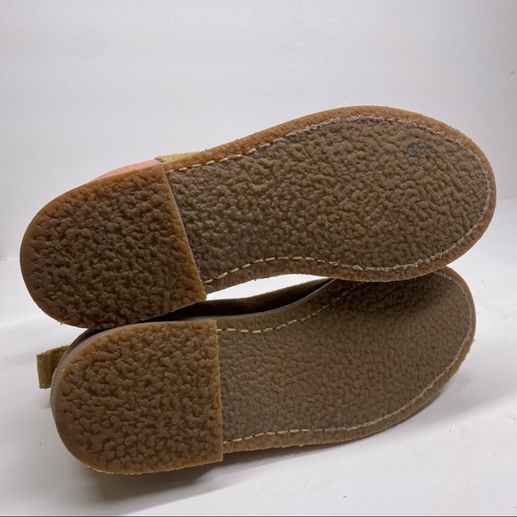 Penelope Chilvers Pink / Gold Suede Chelsea Boots - Picture 5 of 6